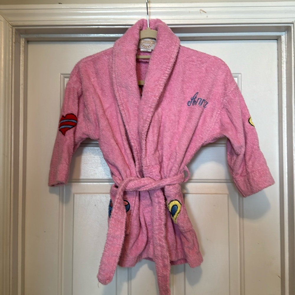 Little Girls Robe-for someone named Anna!